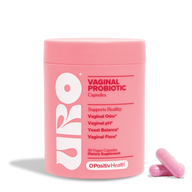 O Positiv URO Vaginal Probiotics for Women pH Balance with Prebiotics & Lactobacillus – Vaginal Health Supplement – Support Healthy Vaginal Odor & Flora, 60 Count (Pack of 1), 1 Month Supply
