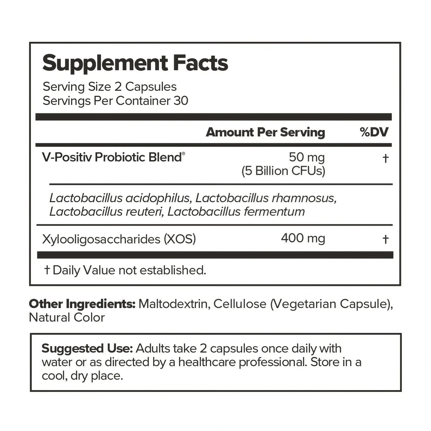 O Positiv URO Vaginal Probiotics for Women pH Balance with Prebiotics & Lactobacillus – Vaginal Health Supplement – Support Healthy Vaginal Odor & Flora, 60 Count (Pack of 1), 1 Month Supply