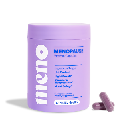 MENO Vitamins for Menopause - Hormone-Free Menopause Supplement for Women - Black Cohosh & Ashwagandha KSM-66 - Helps Relieve Hot Flashes, Night Sweats, Mood Swings - 30 Servings (Pack of 1)
