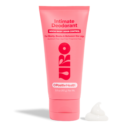 URO Intimate Whole Body Deodorant Cream – Dermatologist Tested, Hypoallergenic, Non-irritating, Aluminum Free, Unscented, Dries Clear – Odor & Moisture Control, Anti-Chafing – 3 Oz Tube (Pack of 1)