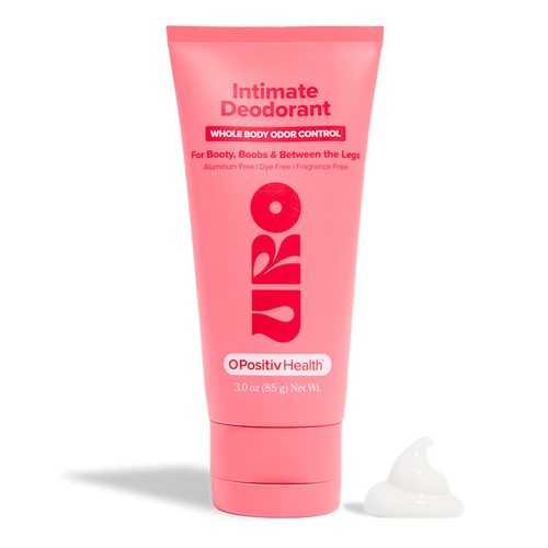 URO Intimate Whole Body Deodorant Cream – Dermatologist Tested, Hypoallergenic, Non-irritating, Aluminum Free, Unscented, Dries Clear – Odor & Moisture Control, Anti-Chafing – 3 Oz Tube (Pack of 1)